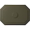 Ekena Millwork Felix Ceiling Medallion, Hand-Painted Witch Hazel, 25 1/4"W x 17 1/4"H x 1 3/4"P CM25FEWHF - alternate 1